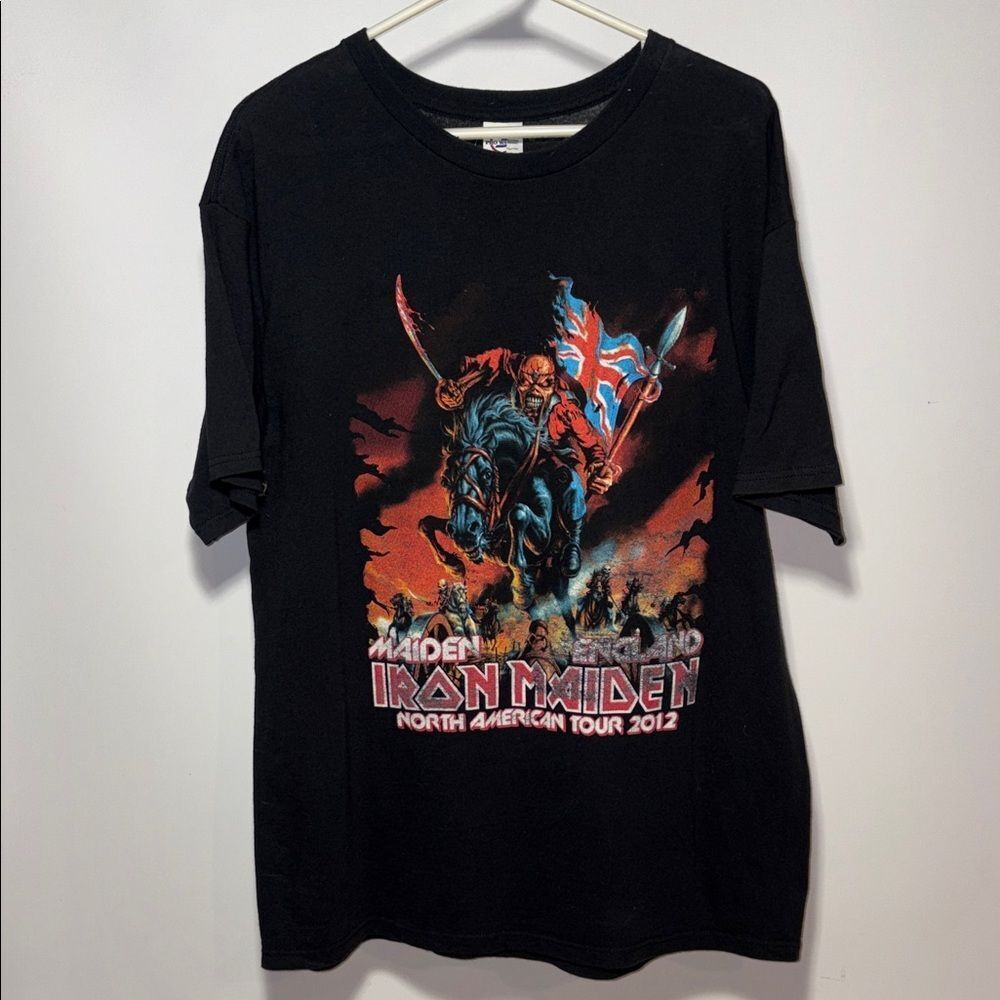Iron Maiden 2012 tour T-shirt